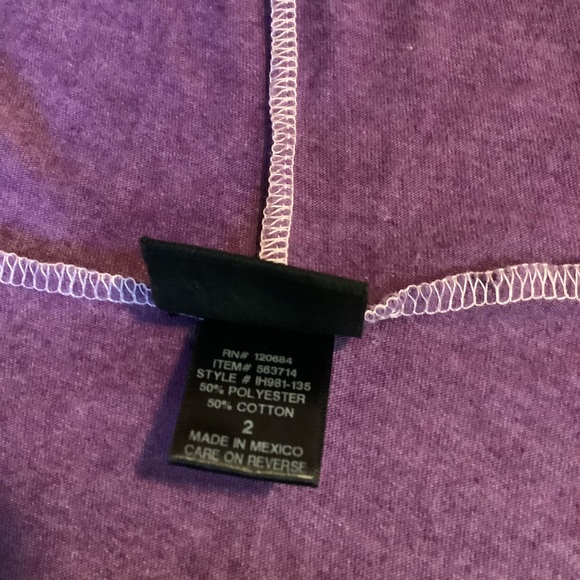 Torrid Lightweight Hoodie Burnout Pattern Purple2X - Picture 3 of 6